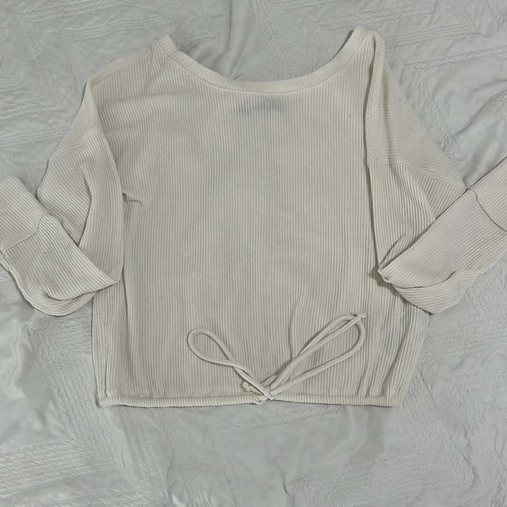 long sleeve shirt with tie